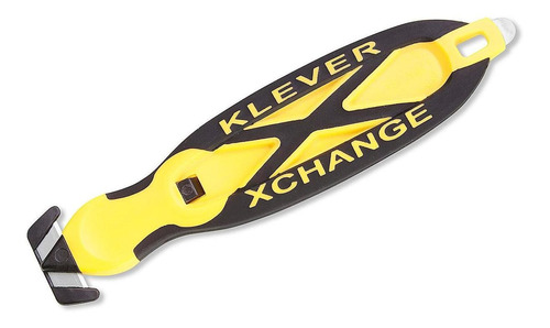 Klever X-change Cúter Alta Calidad-doble Lado,amarilla-6/paq