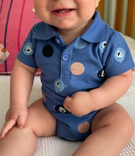 Pañalero Polo - Camisa Playera Ropa Algodón Bebé Niño Niña