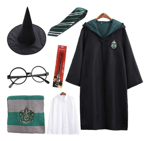 Túnica Mágica De Harry Potter, Uniforme De La Academia, 7 Pi