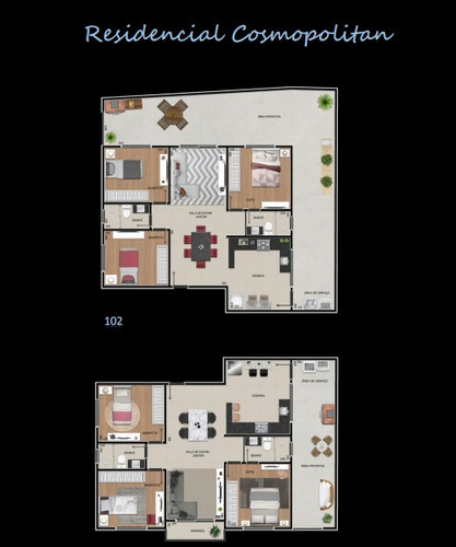 Imagem 13 de 16 de Apartamento À Venda, 3 Quartos, 1 Suíte, 2 Vagas, Novo Eldorado - Contagem/mg - 25151