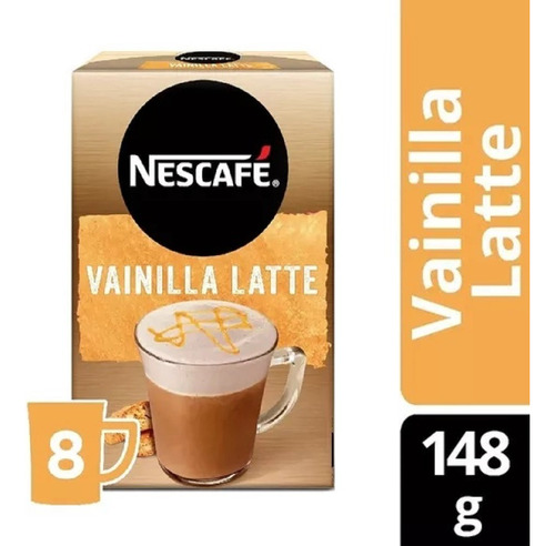 Café Nescafé Vainilla Latte Caja 8x18,5grs