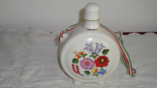 Antigua Botella Porcelana Kalocsa Hungary