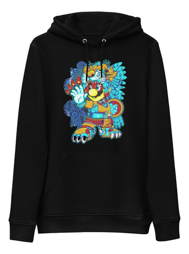 Sudadera Mexicana Jugar Cultura Maya Ancestral Mario Bross