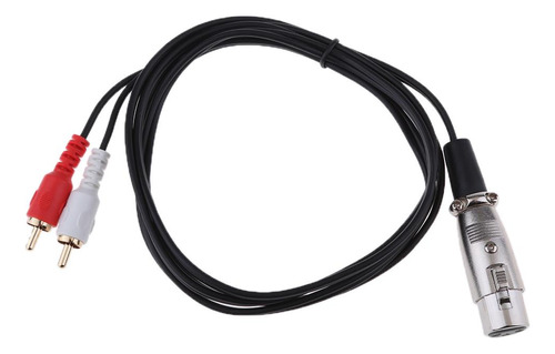 Cable De Sonido Esté Cable De Xlr Enchufe A 2 Rca Y Divisor