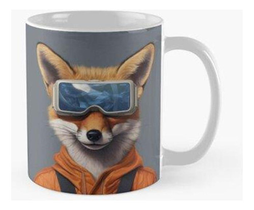 Taza Zorro Con Gafas De Realidad Virtual Calidad Premium