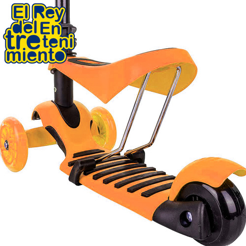 Monopatin Tripatín Buggy Infantil C/ Asiento Y Guía - El Rey