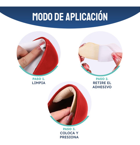 18 Pares De Almohadillas De Talón Adhesivas, Taloneras Nude Y Negro
