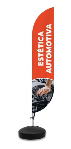 Wind Flag Banner Dupla Face 3m Comp Estética Automotiva M2