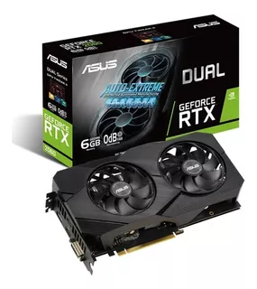 Placa de video Nvidia Asus Dual GeForce RTX 20 Series RTX 2060 DUAL-RTX2060-6G-EVO 6GB