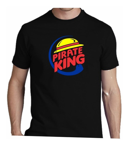 Remera Despedida Pirate King Soltero Burguer Retro Regalo 