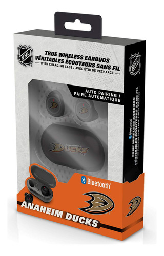 Soar Nhl Anaheim Ducks True Audífonos Inalámbricos, Color De