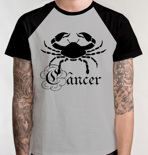 Camiseta Camisa Blusa Unissex Signo Câncer Horóscopo