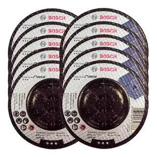 Disco Desbaste Metal 4.1/2 Pol Standard Kit 10 Peças Bosch