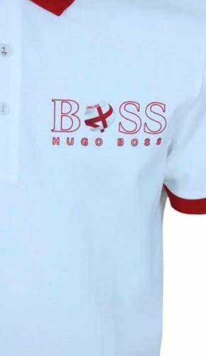 Playera Tipo Polo Inglaterra Paddy Flag Hugo Boss Talla L (Usado)