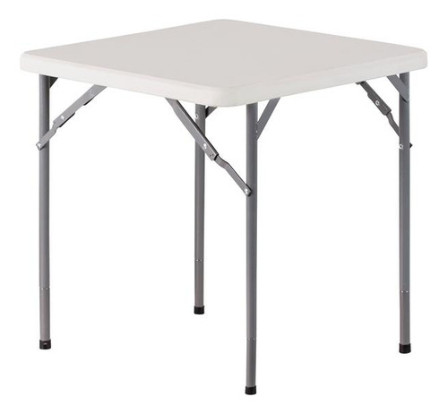 Mesa Plegable Cuadrada 70 X 74cm Blanca Northwest