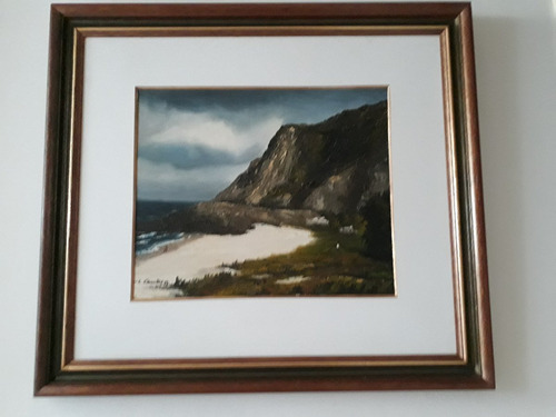 439- Eduardo Camões ( 1955 ). Ost. 67 X 76 Cm = Marinha. (Usado)