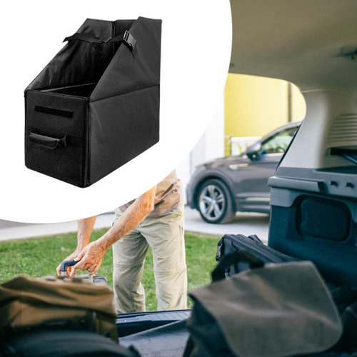 Caja Para Almacenaje De Bicicletas Plegable, 2 Correas Negro