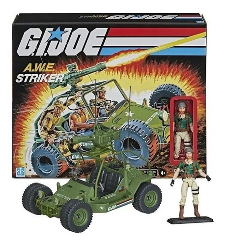 Gi Joe Retro Vintage Reissue Vehículo Original Awe Striker