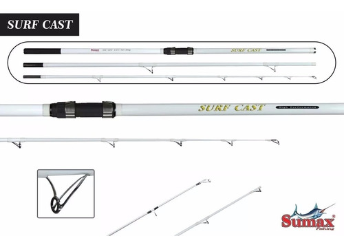 Vara De Pesca De Praia Costão Carbono Surf Cast 4,20m Sumax