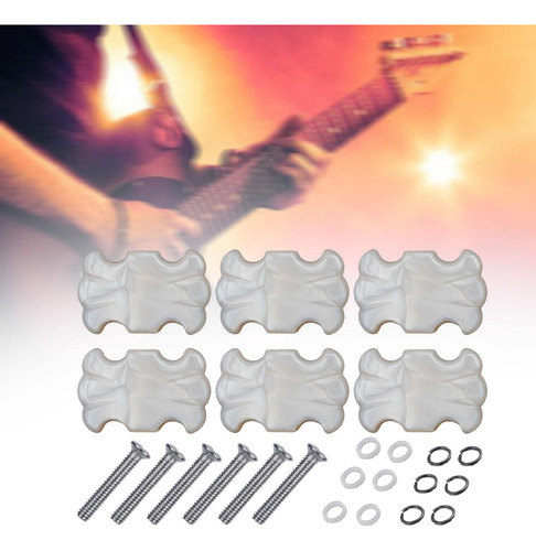 Clavijas De Afinación De Guitarra, Botón Con Y Tornillo,