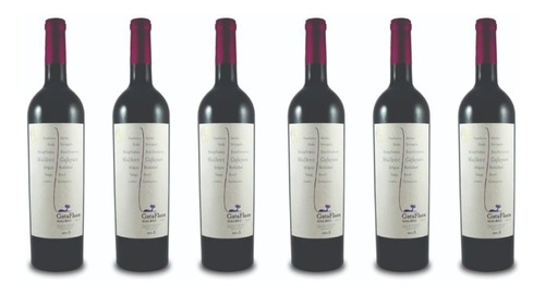 Vino Gata Flora Malbec Tinto 750 Oferta Ml Caja X 6