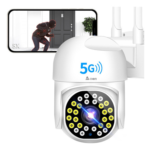 Ation® 5g Cámaras De Seguridad 28 Leds Hd Cámara Exterior