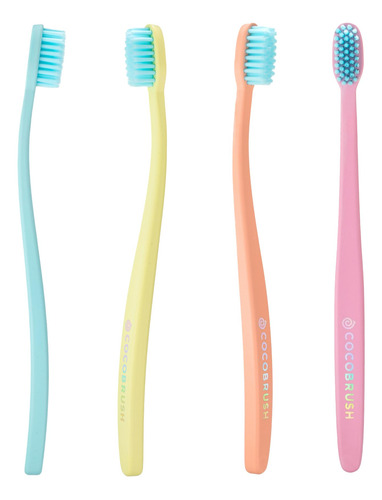 Cocofloss Cocobrush - Cepillo De Dientes Manual Ultrasuave,