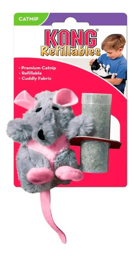 Kong Rat - Juguete Para Gatos Rellenable Con Catnip