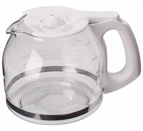 Jarra De Cristal Repuesto Para 12 Tazas, Blanco Mr. Coffee