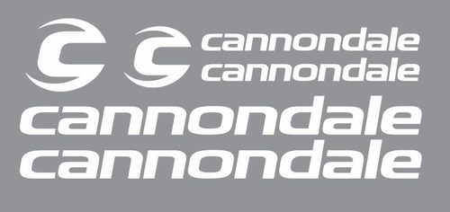 Adesivos Cannondale Mtb Montain Bike Branco