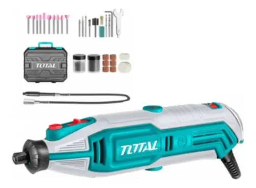 Ponceuse à Tige (meuleuse Flexible) 130W - Vitesse Variable 10,000-32,000 Tr/min - Avec 52 Accessoires Pour Modelage, Polissage