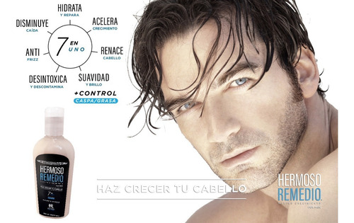 Imagen 5 de 10 de 6 Shampoo Crecimiento Anticaída Caspa Reparador Hombre 7en1