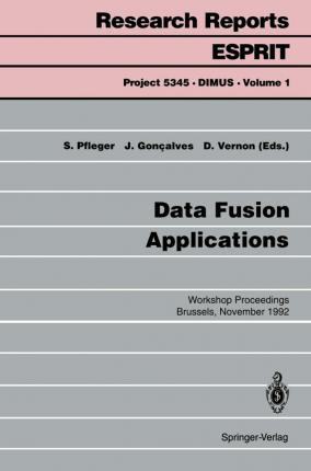 Libro Data Fusion Applications : Workshop Proceedings Bru...