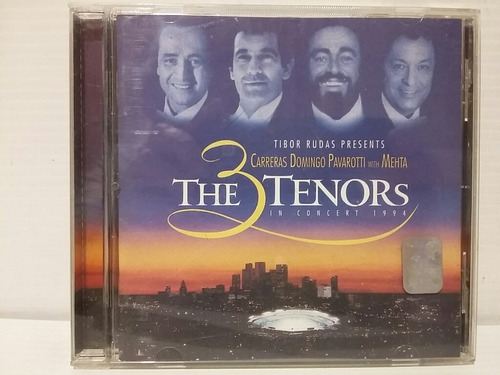 The 3 Tenors In Concert. Carreras- Domingo- Pavarotti. Cd.