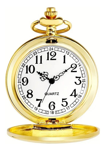 Oro Reloj Bolsillo Con Colgante Para Trajes Peaky Blinders