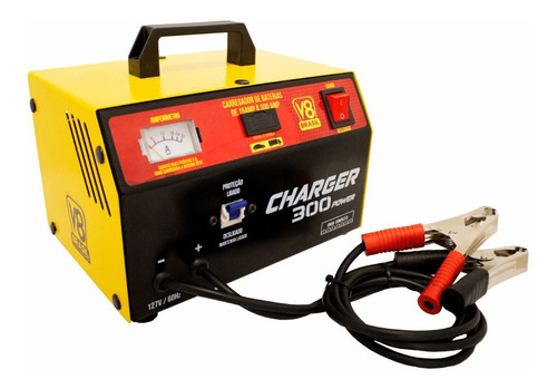 Carregador Bateria Charger300 Power Analógico 220v V8brasil