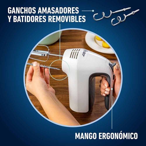 Oster Batidora De Mano 6 Velocidades Función Turbo Fpsthm353