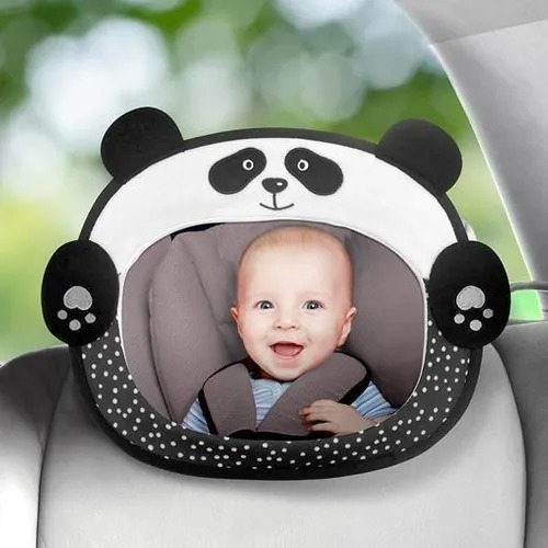 Espelho Retrovisor Bebê Banco Traseiro Panda Pandinha Buba