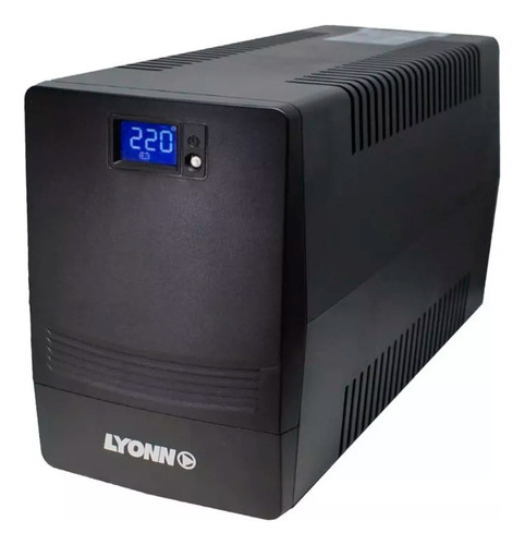 Ups Lyonn Estabilizador 1200va 720w Display Lcd 4 Salidas