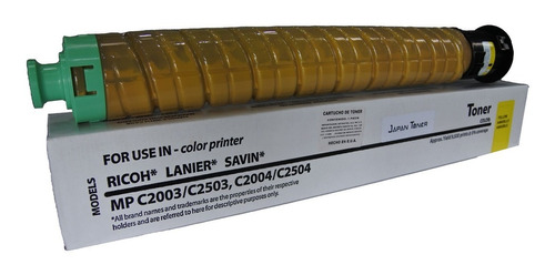 Toner Ricoh Mp C2503/2003/2504 841919 Color Yellow Genérico