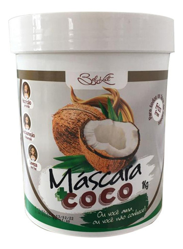 Máscara Capilar + Coco 1kg Belkit