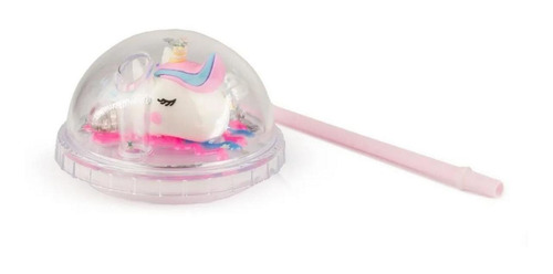 Imagen 4 de 8 de Vaso Con Bombilla Diseño Unicornio 430 Ml Con Luces