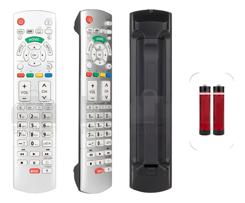 Control Remoto Compatible Con Panasonic Netflix Smart Tv 3d