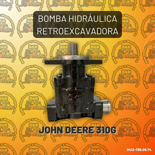 Bomba Hidráulica Retroexcavadora John Deere 310g