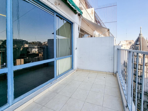 Imagen 15 de 15 de Departamento Monoambiente Piso Alto - Barrio Norte - Balcon Terraza