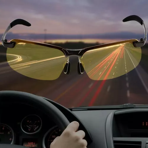 Gafas de Vision Nocturna para Conducir - Lentes Gafas de Conducción Día y  Noche