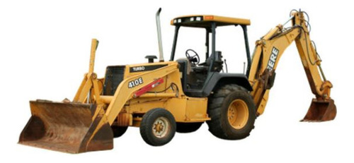Calcomanía Retroexcavadora John Deere 410e Turbo 4x4