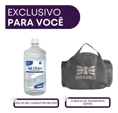 Neurodyn Portátil System Ibramed Maleta Gel Eletrodos Faixas
