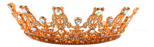 Corona Tiara Para Reinas, Cumpleaños Hermosa Con Brillantes 