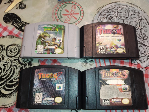 Saga Turok 4 Juegos De Nintendo 64 Originales 